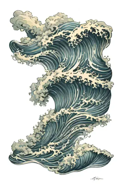 Vast Ocean With Waves Crashing