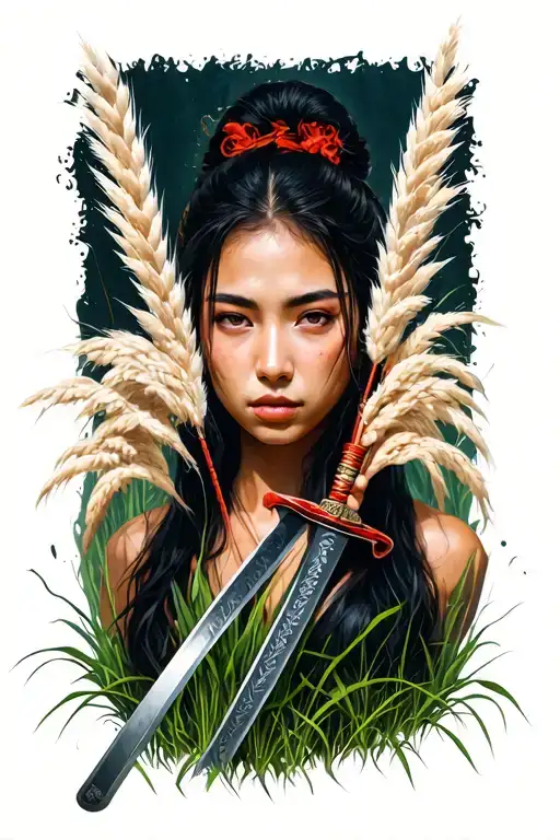 Katana In Ground Stream Pampas Grass