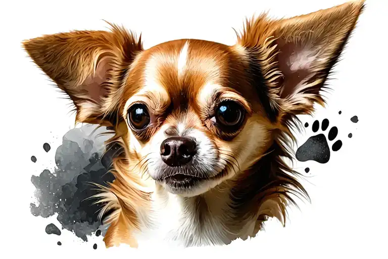 Chihuahua Paw Print