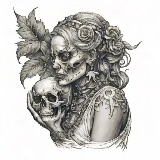 Goddess Holding A Skull