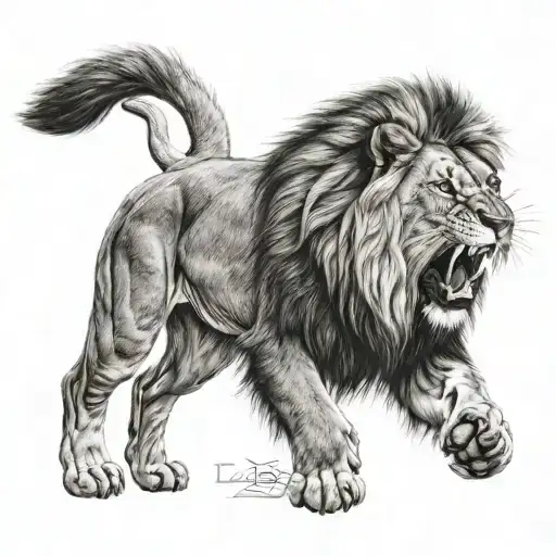 Lion Roaring Lion