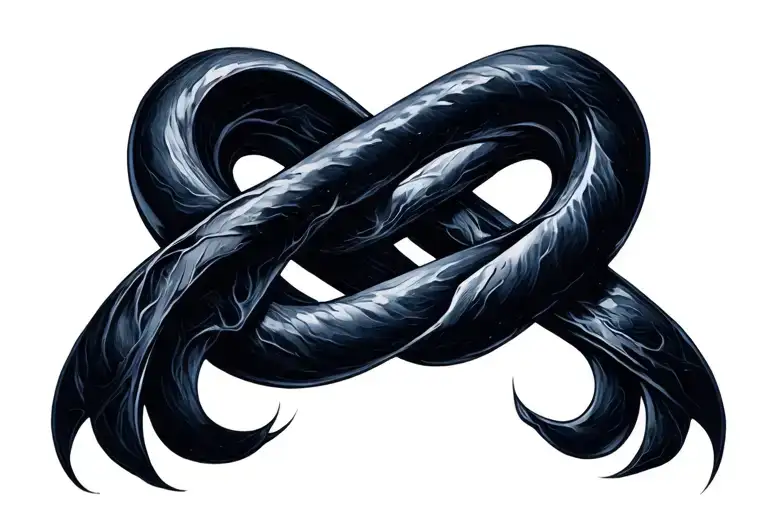 Infinity Symbol Intertwined
