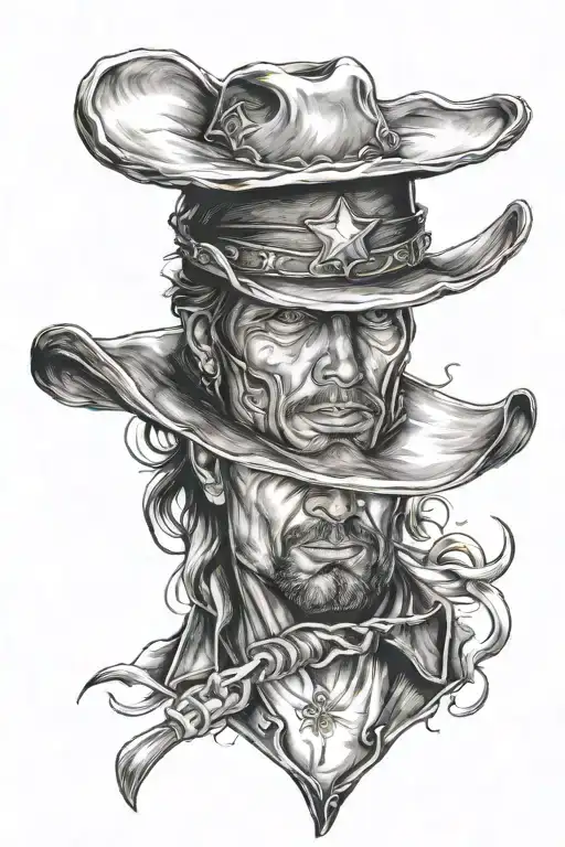 Cowboy Hat Surrounded