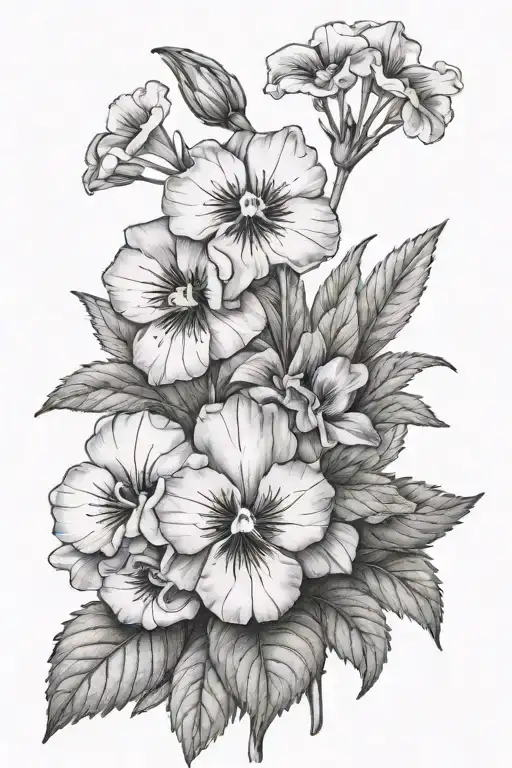 Primrose And Violets