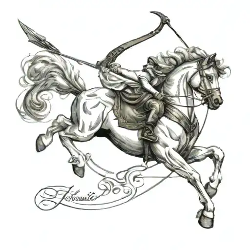 Sagittarius Themed Arm