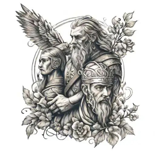 Sleeve Slavic Heroes