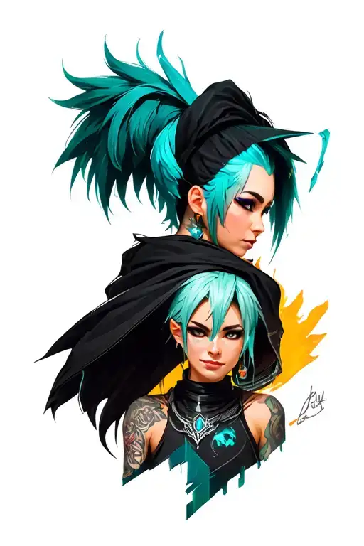 Jinx And Ekko League Of Legends