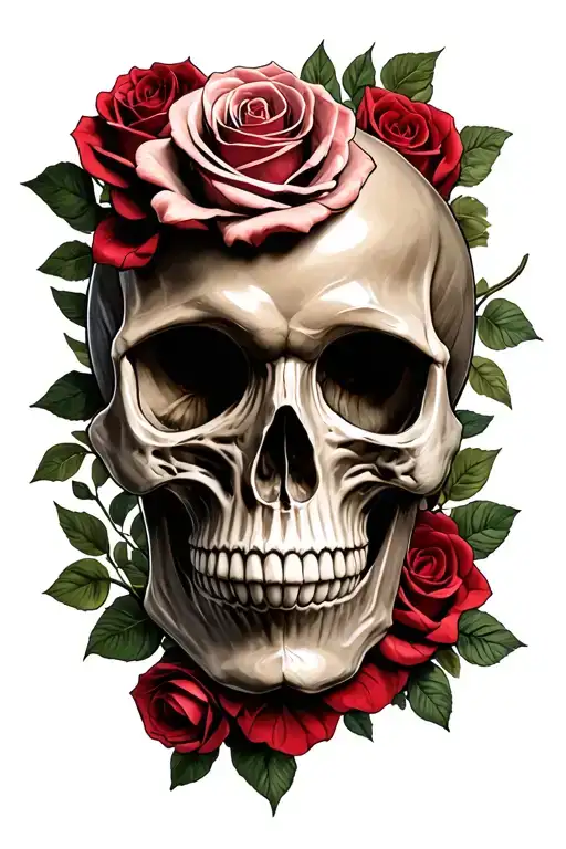 Skull And Roses
