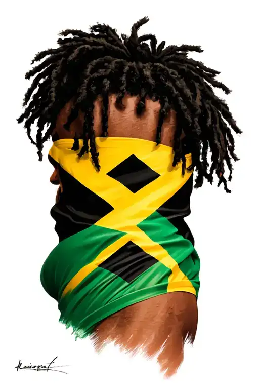 Jamaican Flag Forearm Sleeve