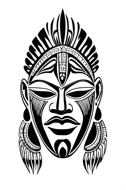 An African Tribal Mask