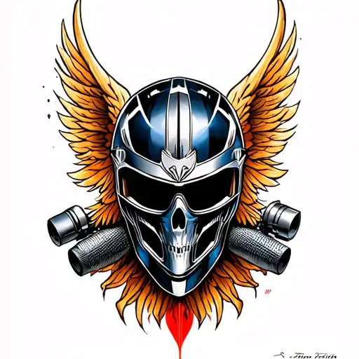 Motorcycles Helm God Of