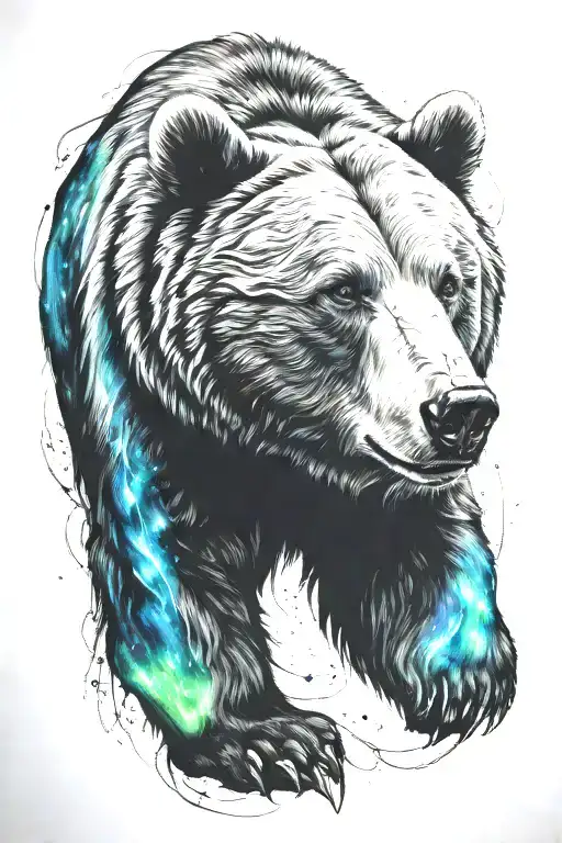 Bear Aurora Borealis
