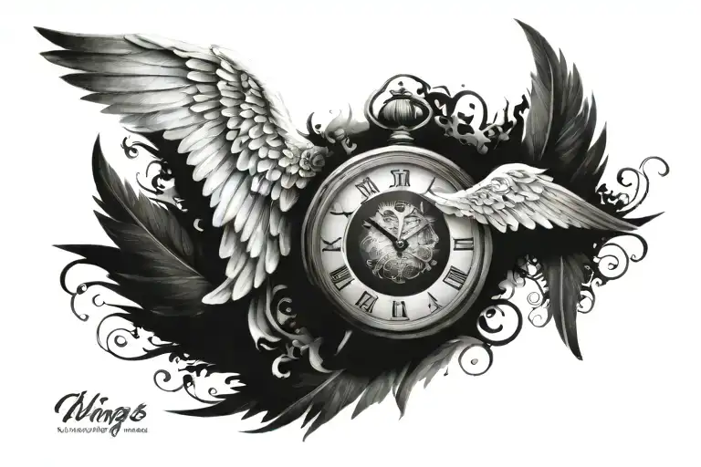 Wings Clocks Angel Numbers