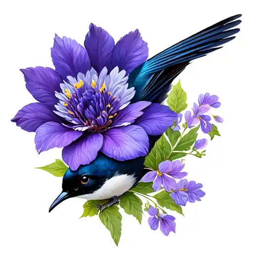 Willy Wag Tail Violet Flower