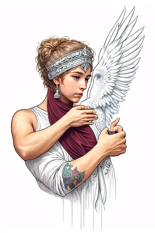 West Ham And Athena And Angelo Hand Touch