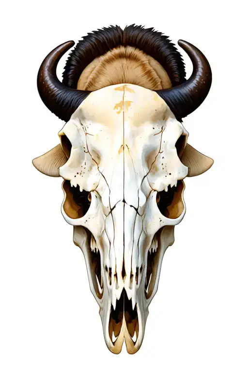 Buffalo Skull Creepy And Unsettling