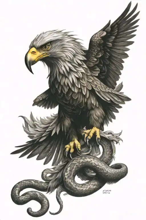 Eagle & Snake