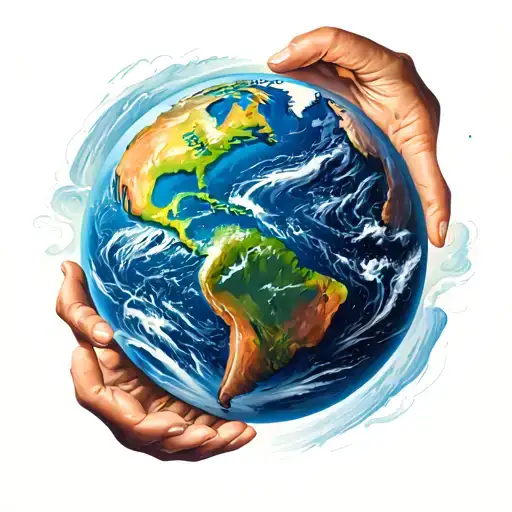 7 Capital Sinas Surrounding The Earth Globe