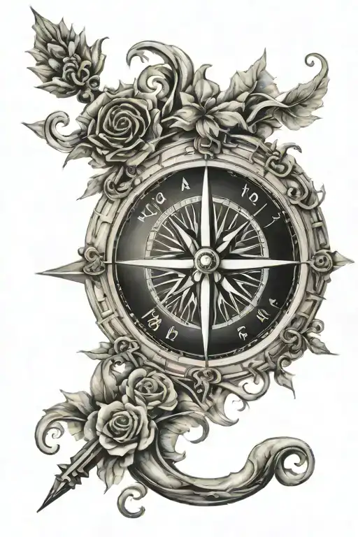 Compass Rose Surrounded