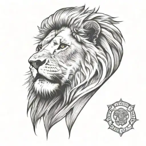 Lion Wearing