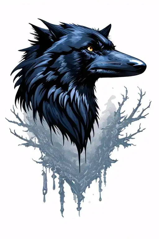 Raven And Wolf