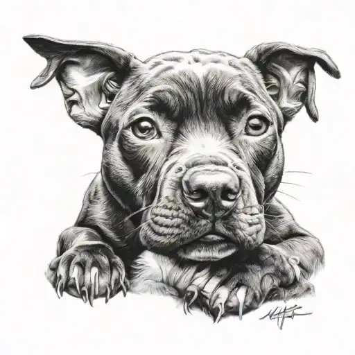 American Staffy Puppy