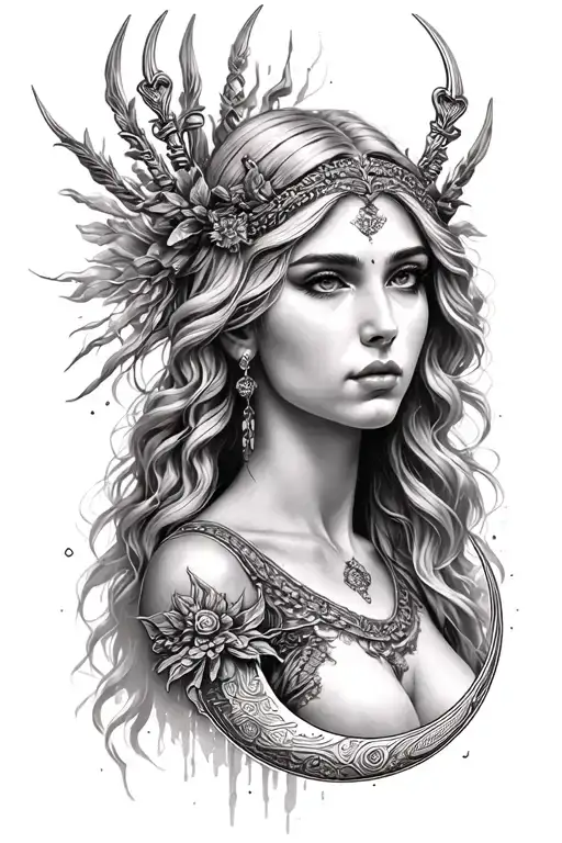 Artemis Moon Goddess