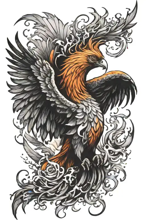 Phoenix Rising From The Ashes