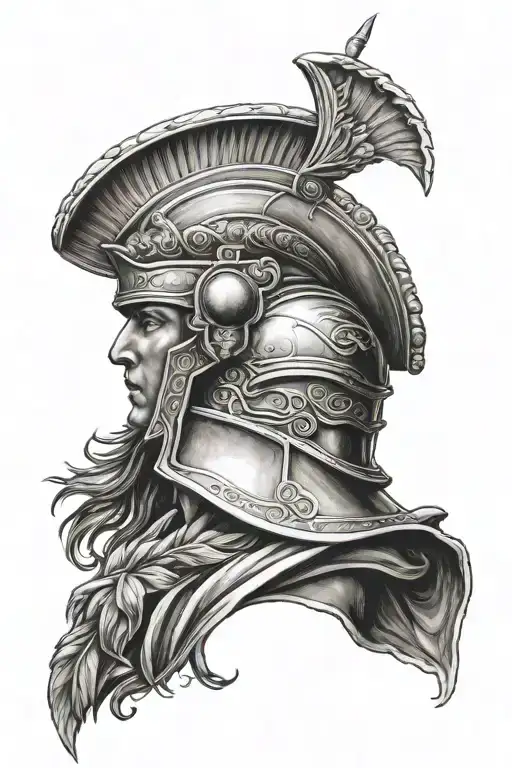 Athena And Achilles Helmet