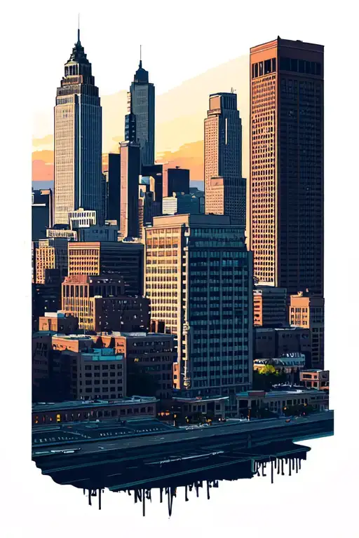 Denver City Skyline