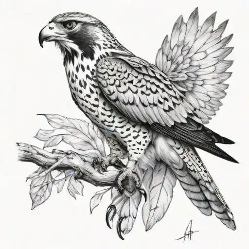 Falcon Holding A Fat Man In Its Talons