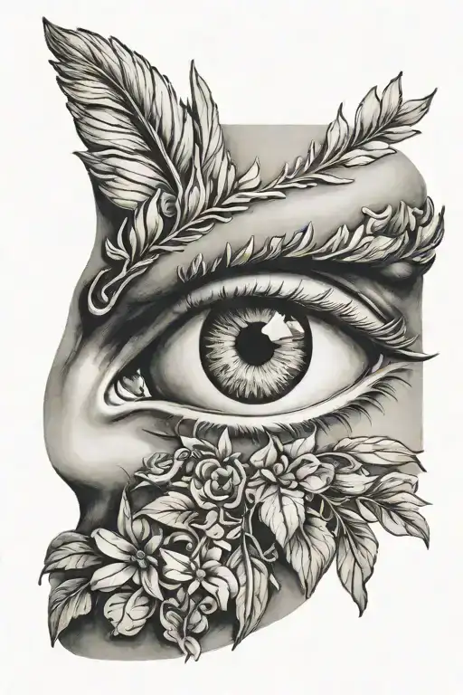 Greek Statue White Eye Inside