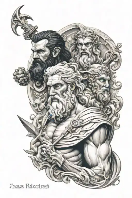 Greek Mythology Zeus Hades And Poseidon