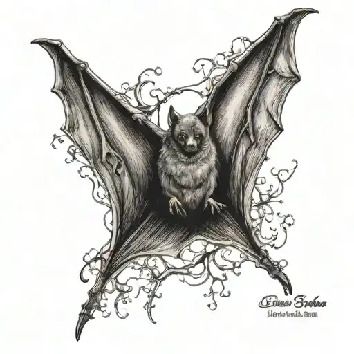 Bat Flying
