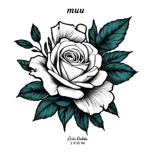 Muu Name With Date Of Birth And Love Simple Designs