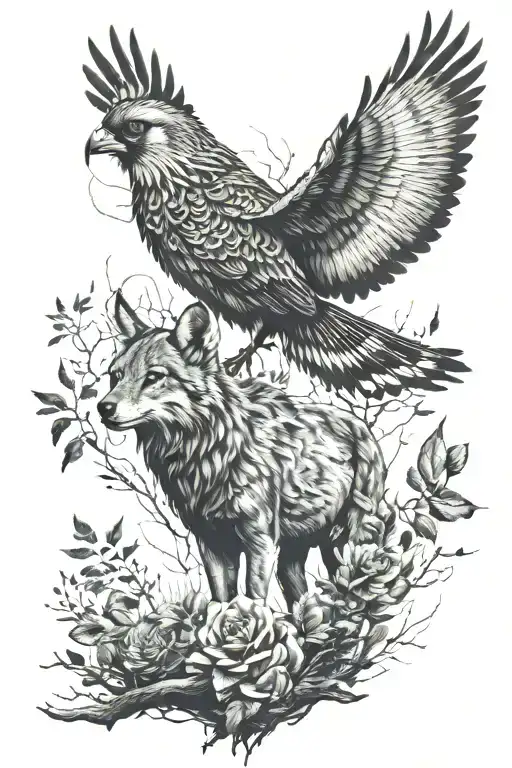 Wild Life And Nature Inspired But A Bit Abstract Design