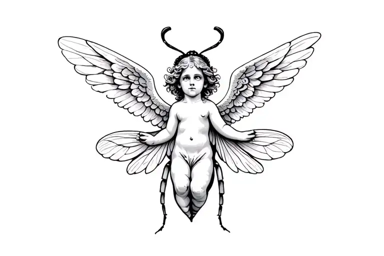 Insect Cherub Angel