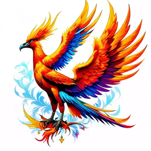 Phoenix Colorfull For Shoulder