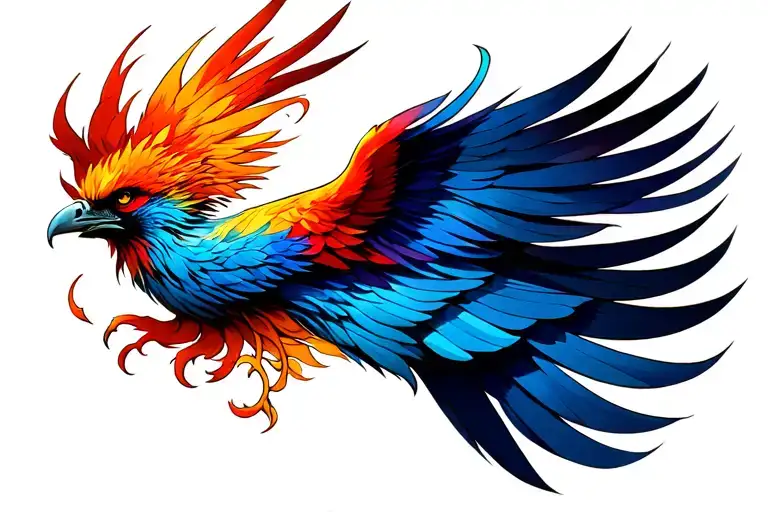 Phoenix Colorfull For Shoulder