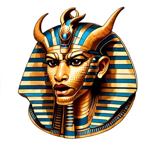 Pharaoh Egyptian Creature Like A Dragon