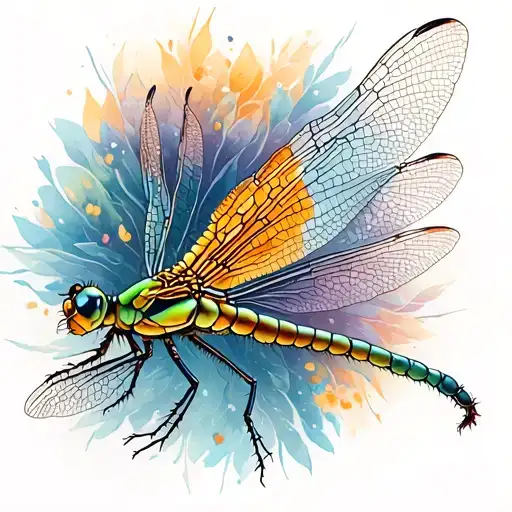 Dragonfly Flying
