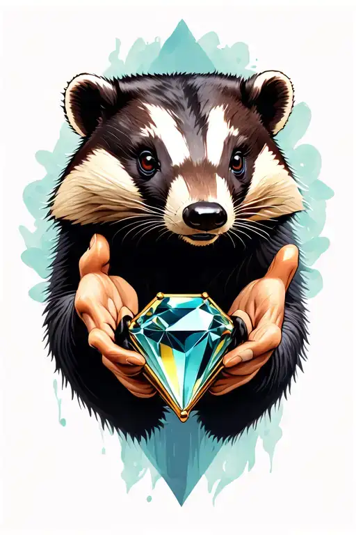 Badger Holding Gem