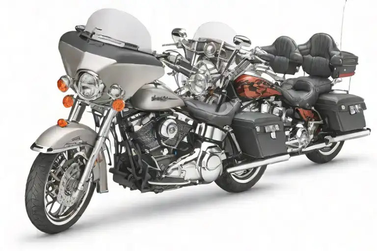 1984 Harley Softail Riding Side By Side With 2018 Roadglide
