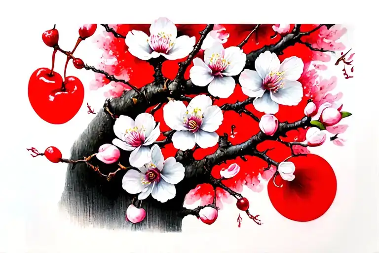 Cherry Blossom Branches