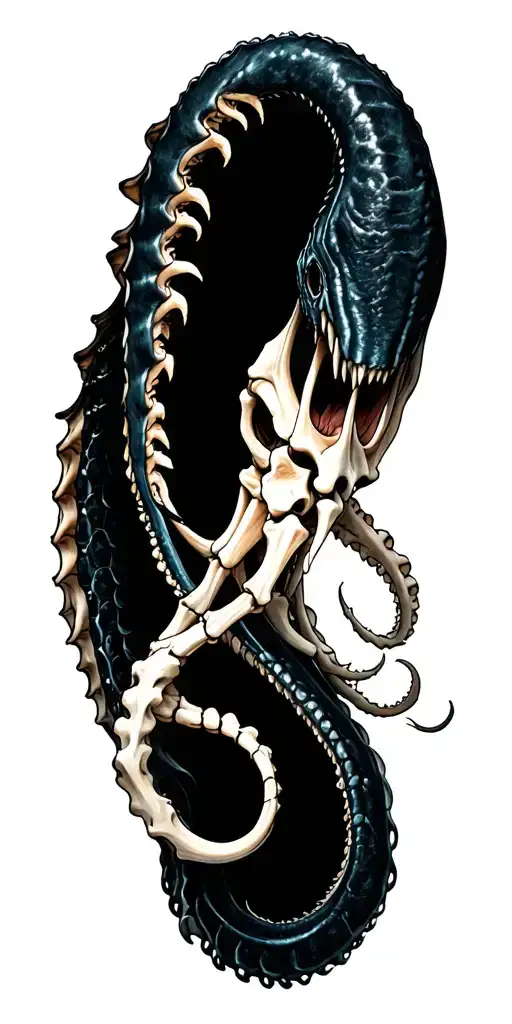 Kraken Made Of Bones