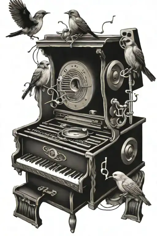 Bird And Music Themed