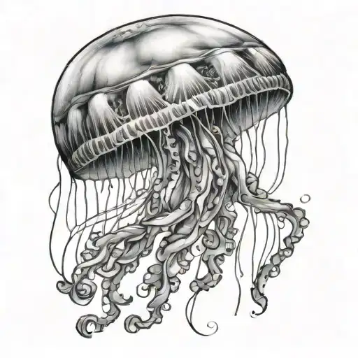 Jellyfish Floating