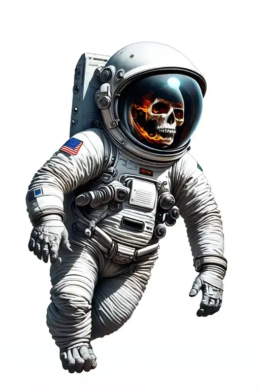 Dead Astronaut Floating