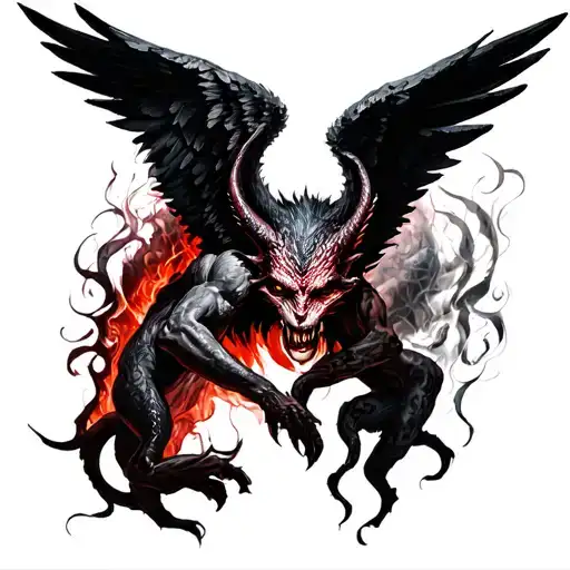 Dark Demon Half Angel