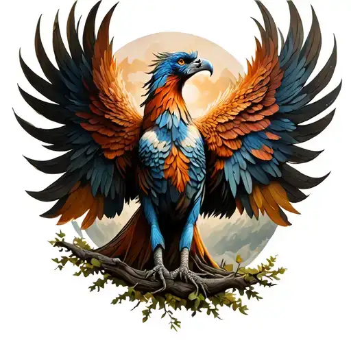 Phoenix Under The Tree